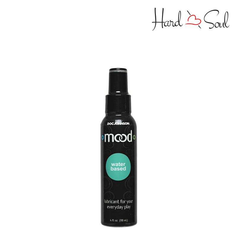 A Bottle of Mood Water Based Lubricant 4oz - HardnSoul