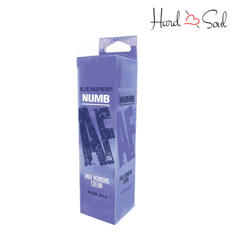 A Box of Numb AF Blue Raspberry Flavored Anal Numbing Cream 1.5oz - HardnSoul