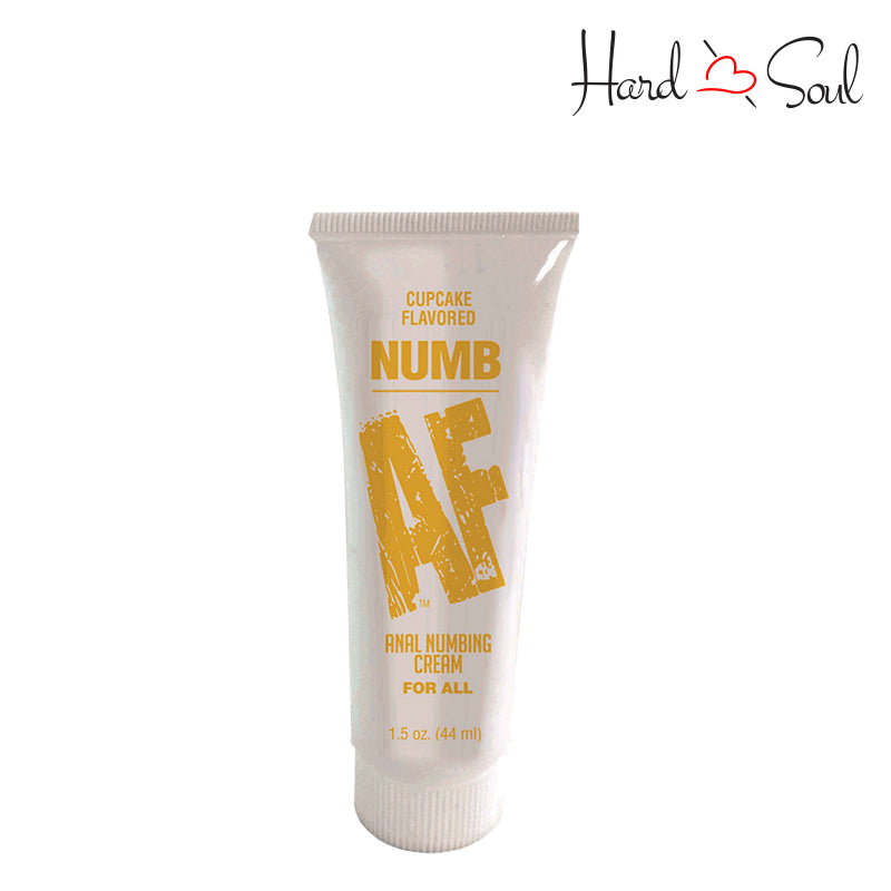 A Tube of Numb AF Cupcake Flavored Anal Numbing Cream 1.5oz - HardnSoul