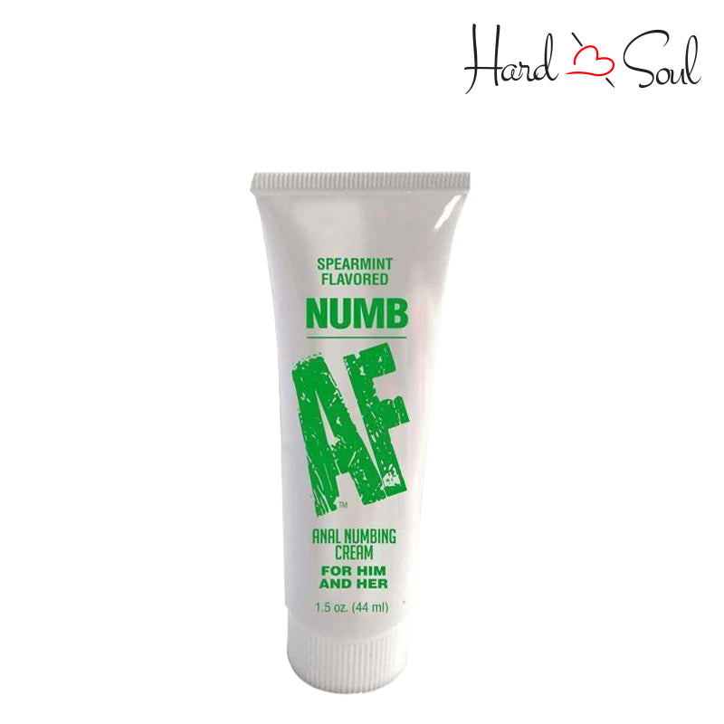 A Tube of Numb AF Spearmint Flavored Anal Numbing Cream 1.5oz - HardnSoul