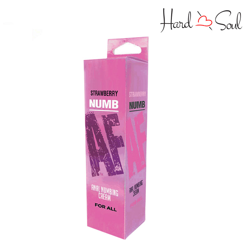 A Box of Numb AF Strawberry Flavored Anal Numbing Cream 1.5oz - HardnSoul