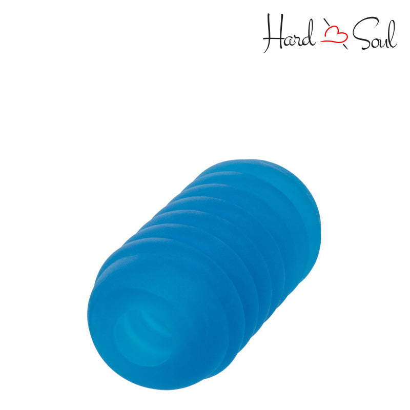 A Pop Sock Ribbed Stroker Blue - HardnSoul