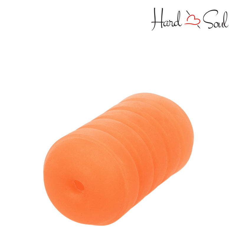 Top of Pop Sock Ribbed Stroker Orange - HardnSoul