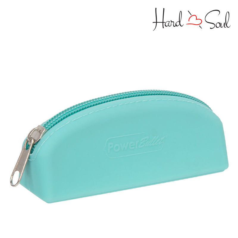 PowerBullet Silicone Zippered Storage Bag Teal - HardnSoul