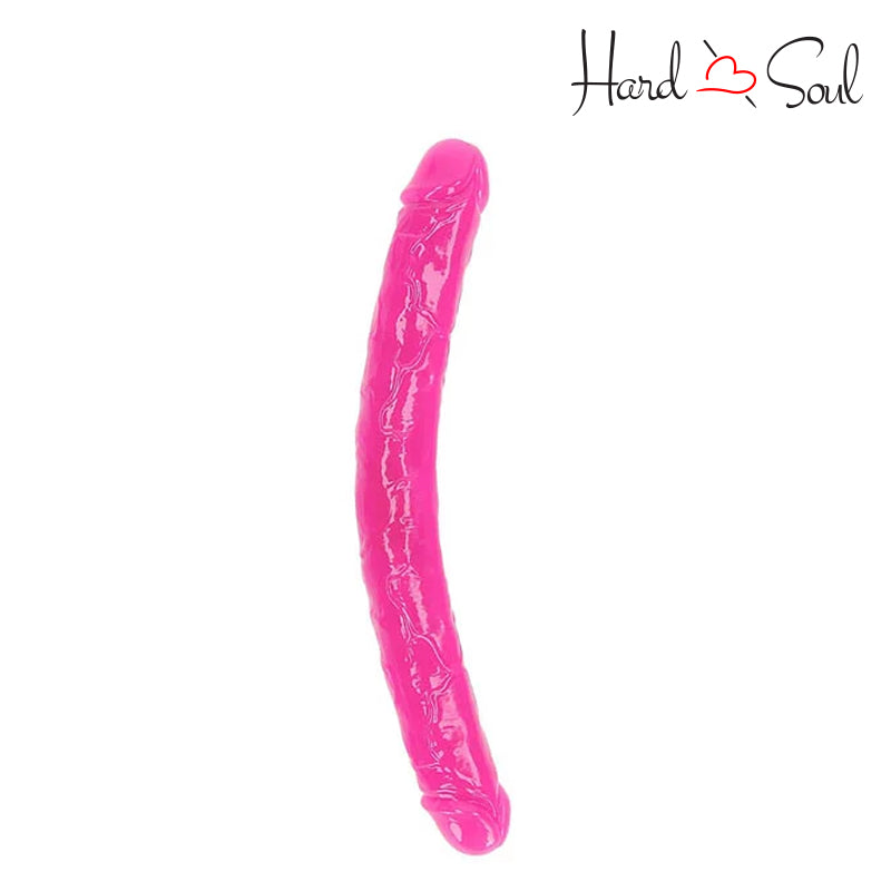 RealRock GITD 15 Inch Double Dildo Pink - HardnSoul