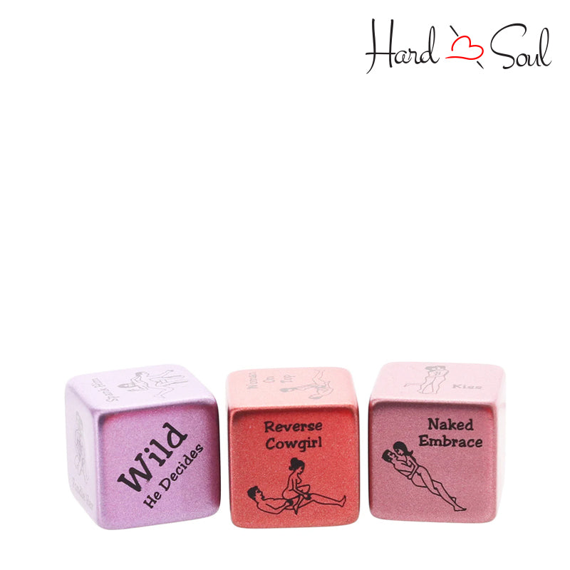 Front side of SEX! Metallic Dice Game - HardnSoul