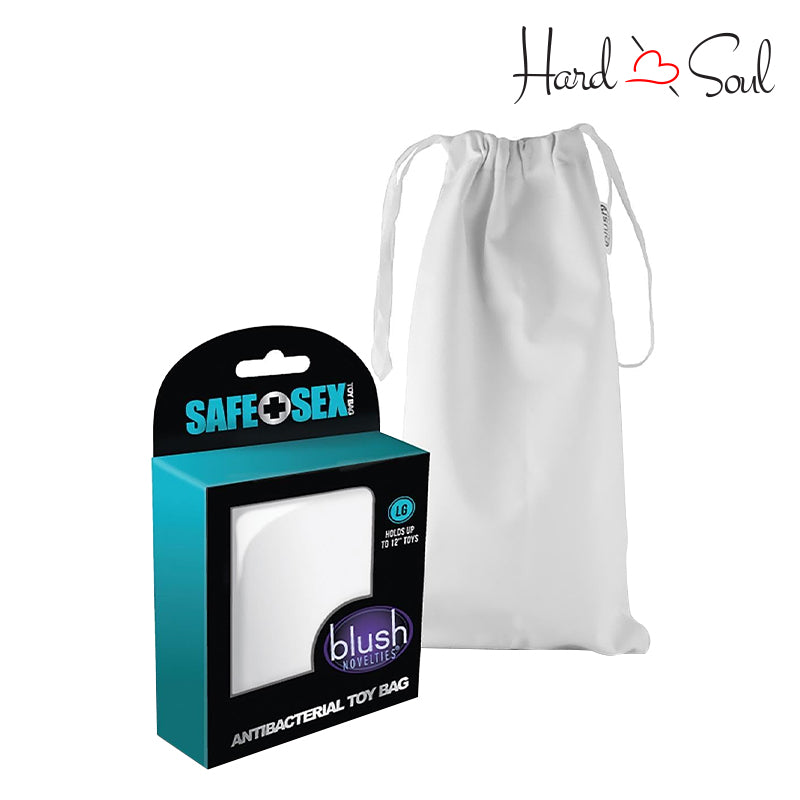 A Box of Safe Sex White Antibacterial Toy Bag Large - HardnSoul