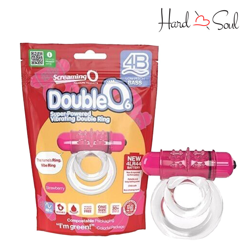 A Box of Screaming O 4B DoubleO 6 Strawberry and a ring next to it - HardnSoul