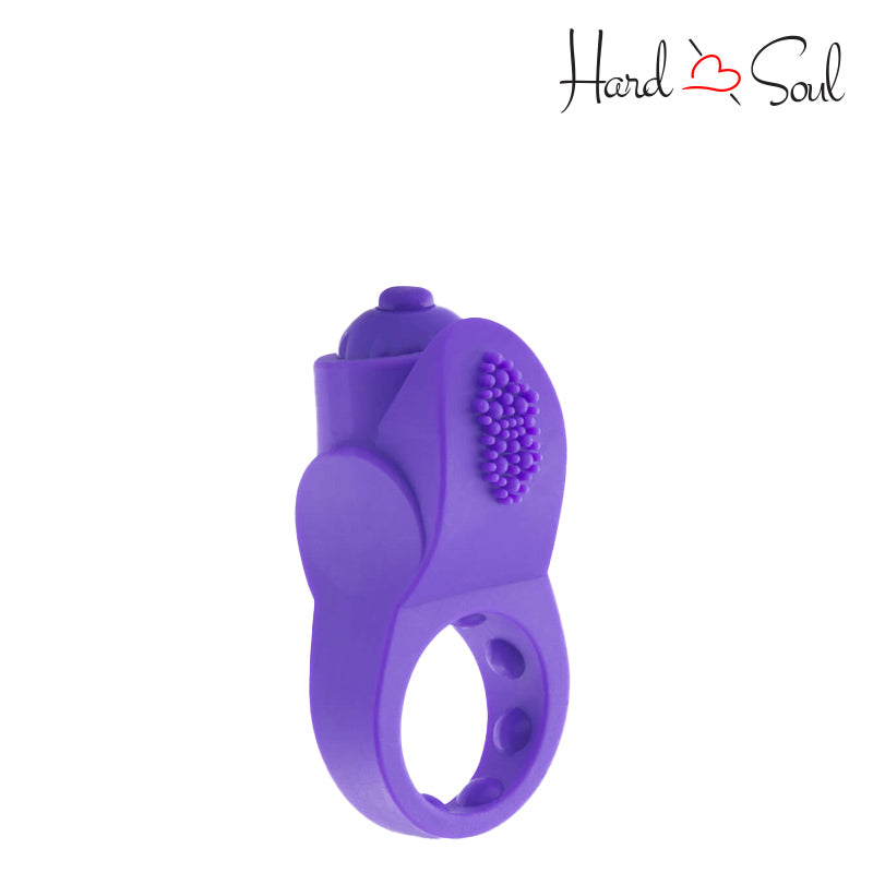 Side of Screaming O PrimO Apex Vibrating Ring Purple - HardnSoul
