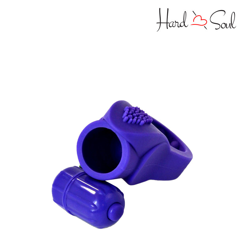 Inside of Screaming O PrimO Apex Vibrating Ring Purple - HardnSoul