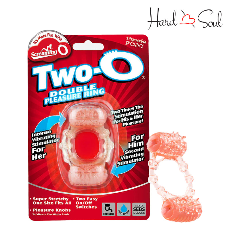 A Box of Screaming O Two-O Double Pleasure Ring Vanilla and a Ring next to it - HardnSoul