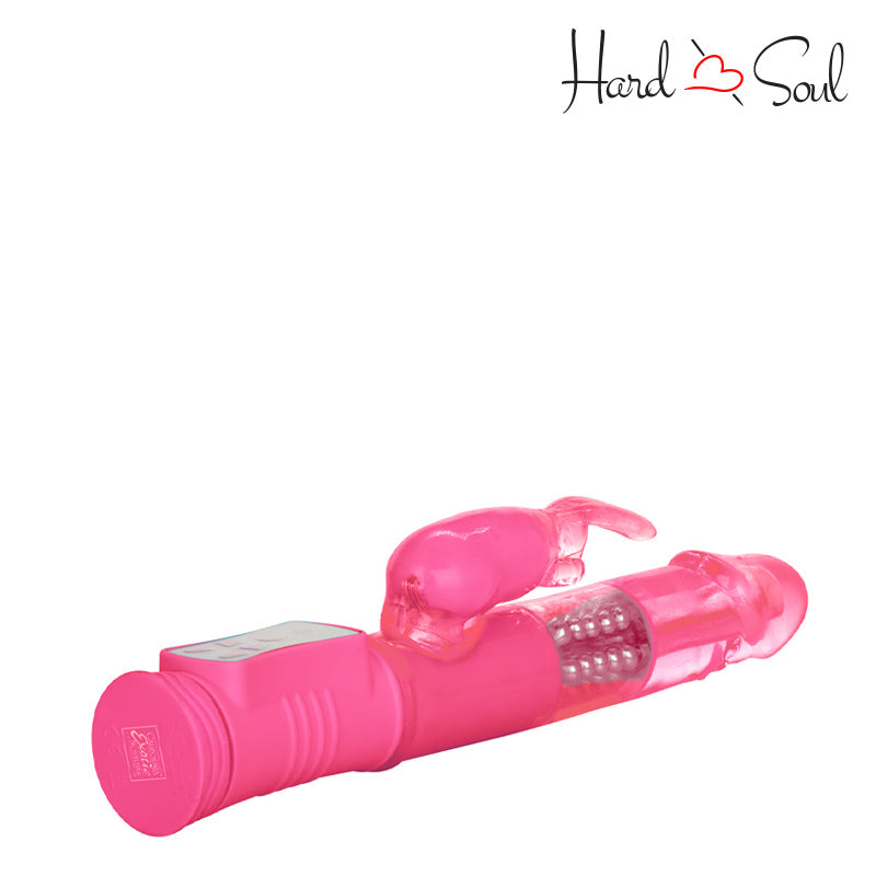 Bottom Side of Shane's World Jack Rabbit Vibrator Pink - HardnSoul