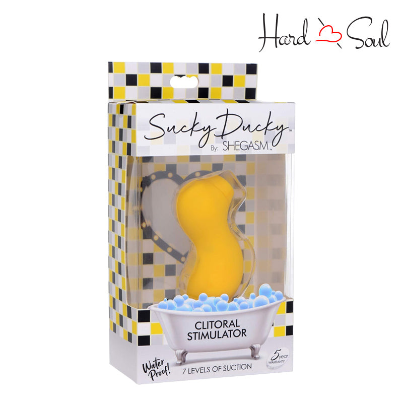 A Box of Shegasm Sucky Ducky Clitoral Stimulator Yellow - HardnSoul