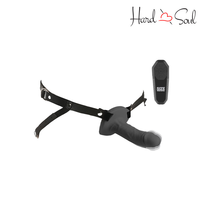 Size Matters 2 Inch Vibrating Penis Sheath W/Remote Black Size Matters 2 Inch Vibrating Penis Sheath W/Remote Black