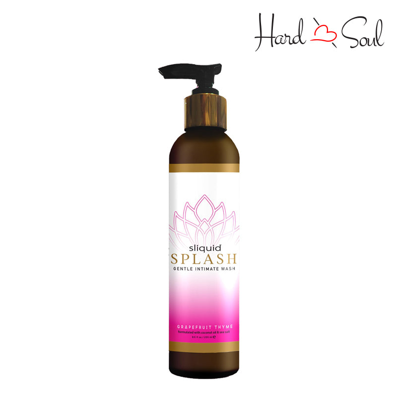 A Bottle of Balance Splash Body Wash Grapefruit Thyme 8.5oz by Sliquid - HardnSoul