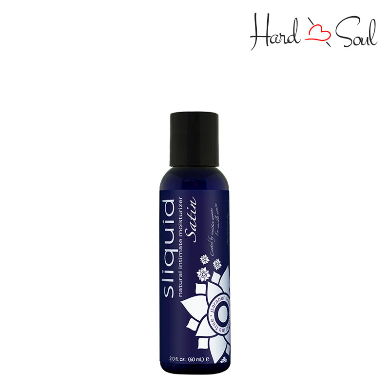 A Bottle of Sliquid Naturals Satin Intimate Glide Lubricant 2oz - HardnSoul