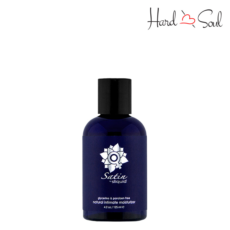 A Bottle of Sliquid Naturals Satin Intimate Glide Lubricant 4.2oz - HardnSoul