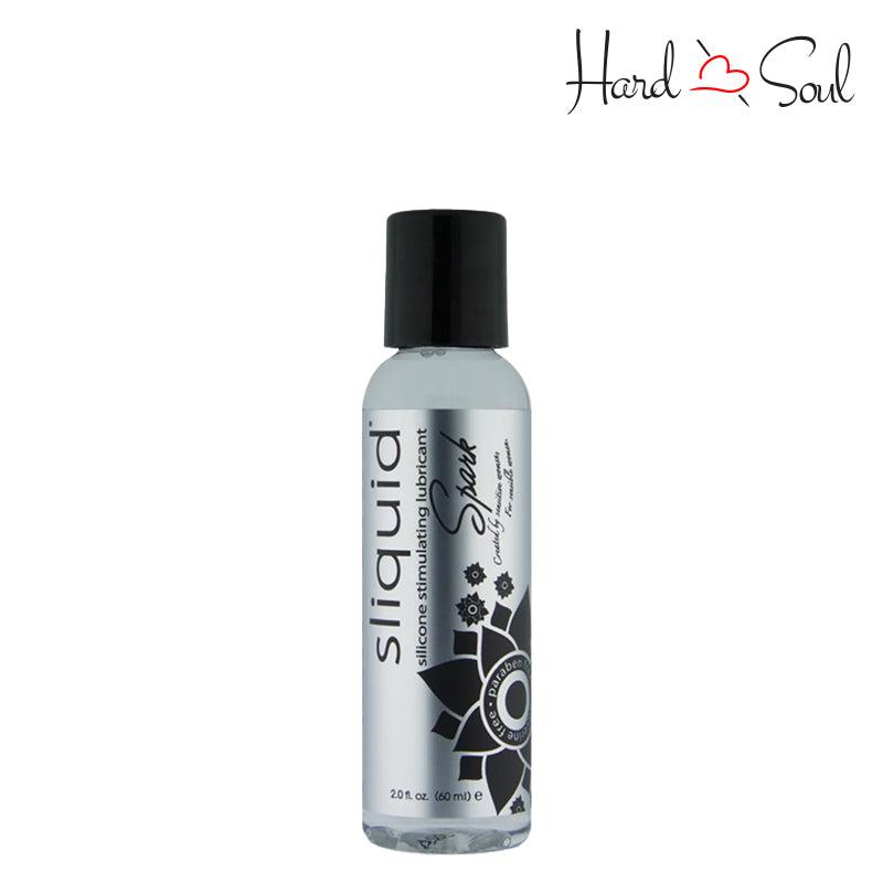 A Bottle of Sliquid Naturals Spark Silicone Stimulating Lube 2oz - HardnSoul