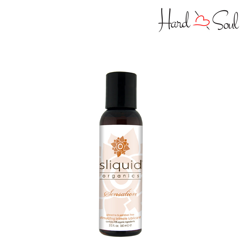A Bottle of Sliquid Organics Sensation Stimulating Intimate Glide 2oz - HardnSoul