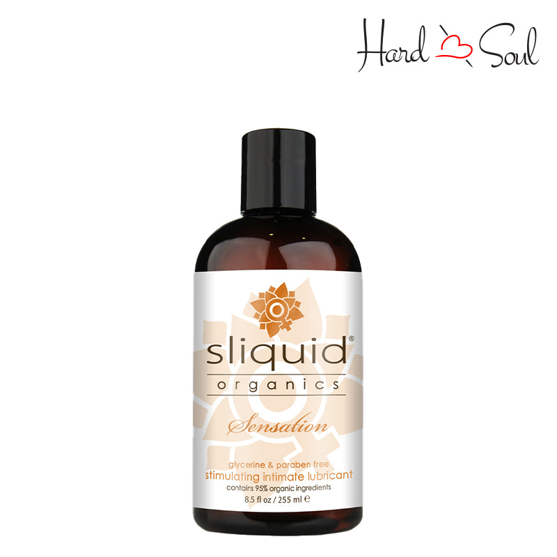 A Bottle of Sliquid Organics Sensation Stimulating Intimate Glide 8.5oz - HardnSoul