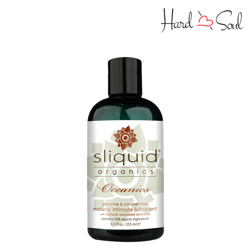 A Bottle of Sliquid Oceanics Natural Intimate Lubricant 8.5oz - HardnSoul