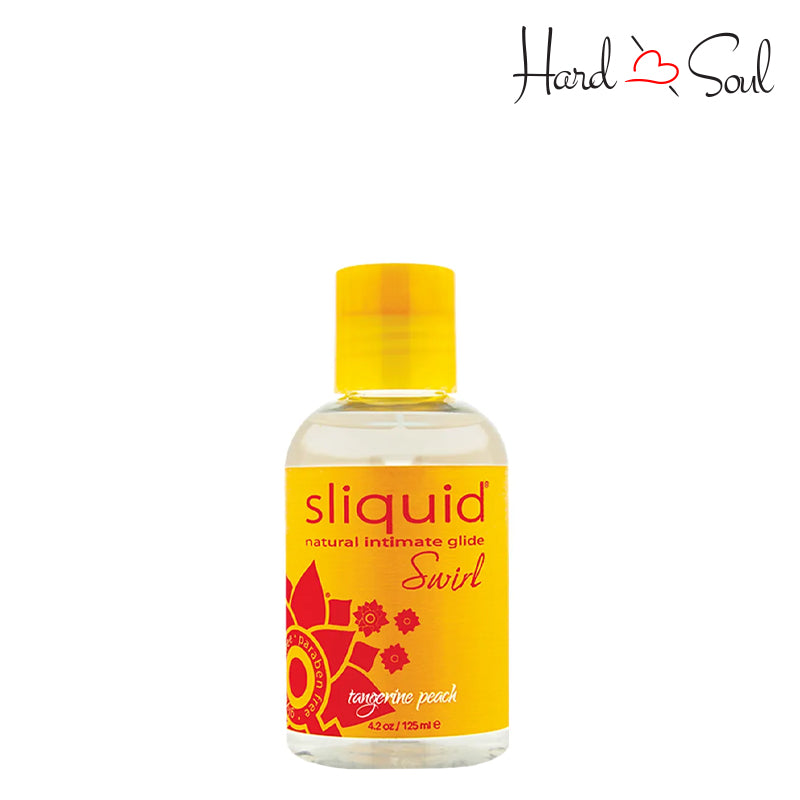 A Bottle of Swirl Intimate Glide Tangerine Peach 4.2oz - HardnSoul