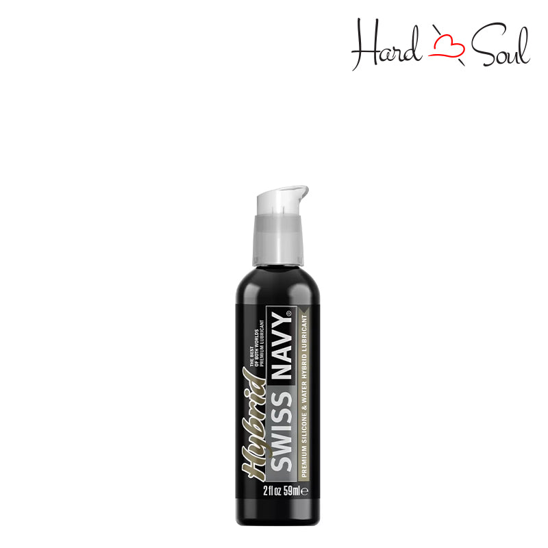 A Bottle of Swiss Navy Hybrid Lubricant 2oz - HardnSoul