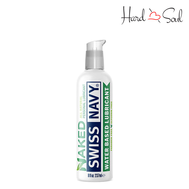 A Bottle of Swiss Navy Naked All Natural Lubricant 8oz - HardnSoul