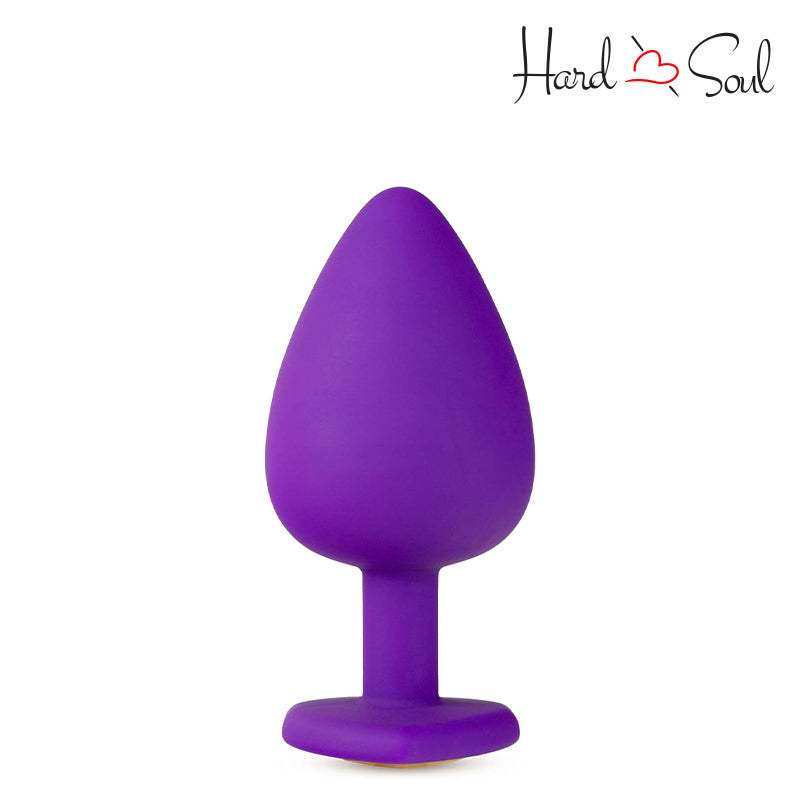 Temptasia Bling Purple Butt Plug Large - HardnSoul