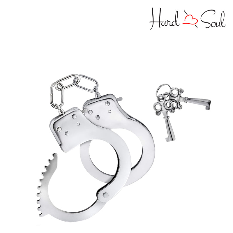 Temptasia Stainless Steel Beginner Cuffs Black with its keys - HardnSoul