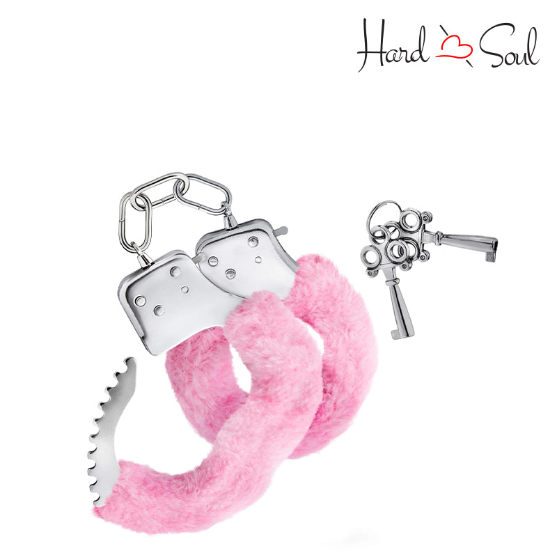 Pink Temptasia Stainless Steel Beginner Cuffs with its keys - HardnSoul