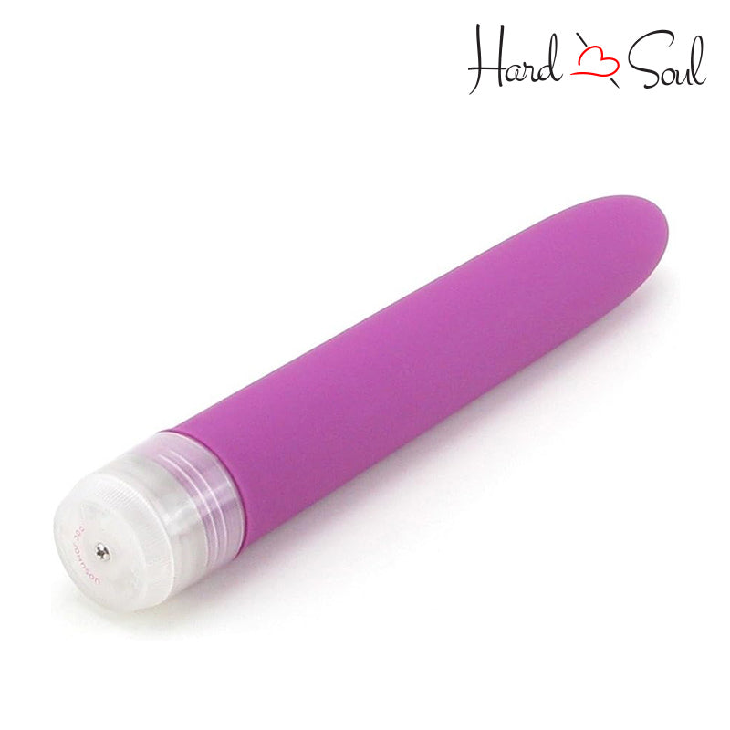 Bottom Side of Velvet Touch Waterproof Vibrator Magenta 7" - HardnSoul