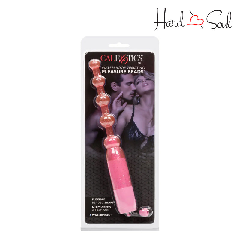 A Box of Waterproof Vibrating Pleasure Beads Pink - HardnSoul