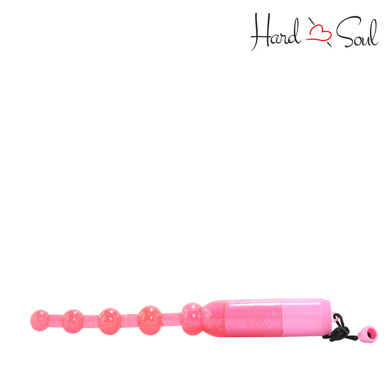 Side of Waterproof Vibrating Pleasure Beads Pink - HardnSoul