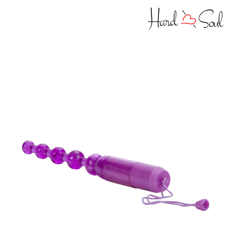 Bottom Side of Waterproof Vibrating Pleasure Beads Purple - HardnSoul