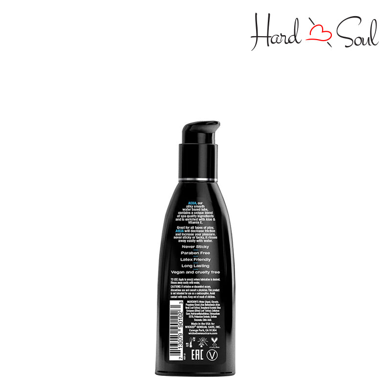 Wicked Aqua Fragrance Free Water Based Lubricant 2oz Wicked Aqua Fragrance Free Water Based Lubricant 2oz