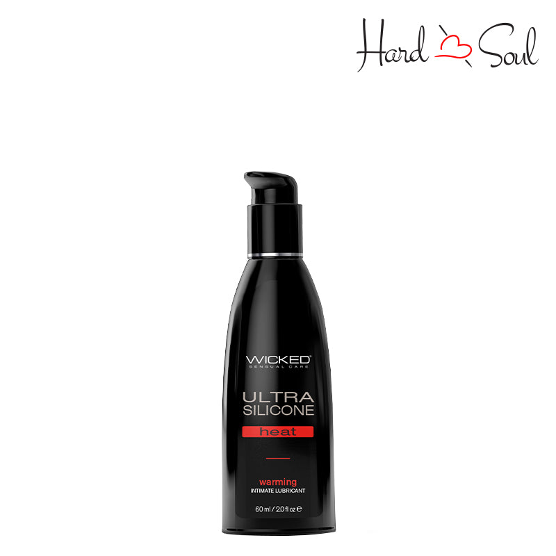 A Bottle of Wicked Ultra Heat Silicone Warming Lubricant 2oz - HardnSoul