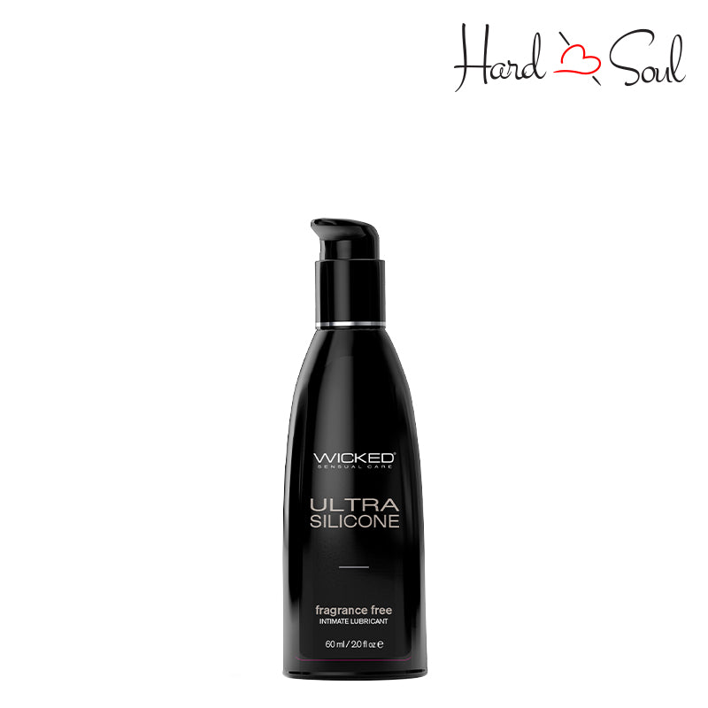 A Bottle of Wicked Ultra Silicone Lubricant 2oz - HardnSoul