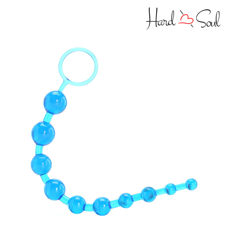 A X-10 Anal Beads Blue - HardnSoul