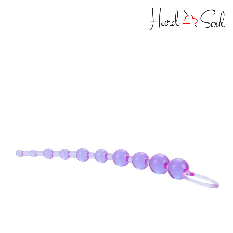 A X-10 Anal Beads Purple - HardnSoul