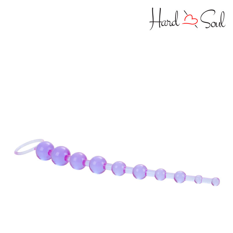 A X-10 Anal Beads Purple - HardnSoul