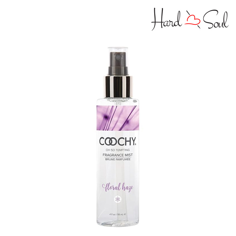 Front Side of a Bottle of Coochy Fragrance Body Mist Floral Haze 4oz - HardnSoul